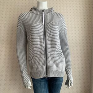 lululemon athletica Gray Zip-Up Hoodie